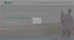Desktop Screenshot of injuryclaims.co.uk